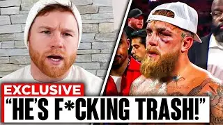 Канело унижает Джейка Пола в прямом эфире после нокаута Энтони Джошуа! 💥🔥