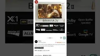 Sony 139 cm (55 inches) BRAVIA 2M2 Series 4K Ultra HD Smart LED Google TV #smarttv #androidtv #hdtv