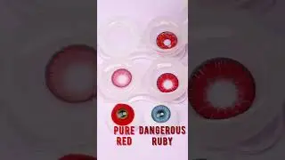 Red Contact Lenses for Halloween 2022 | You need some vampire vibe!!🧛&zwj;♀️