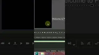 How to add scrolling text effect in VSDC  | #protechnix #vsdc #videoediting