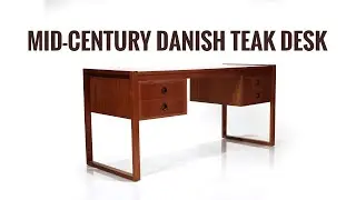 Mid-Century Danish Modern Teak Desk
