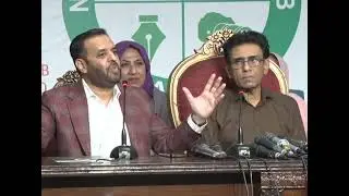 MQM Leaders Mustafa Kamal Press Conference