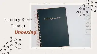 Planning Roses Planner UNBOXING + Bonus Black Friday Haul