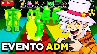 ☢️NOVA ATUALIZA&Ccedil;&Atilde;O E EVENTO DE ADM ABUSE RADIOATIVO NO ROUBE UM BRAINROT - AO VIVO #roblox #brainrot