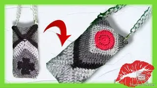 ☎️Как связать модную сумку для телефона крючком: 🎒 Советы и рекомендации👀