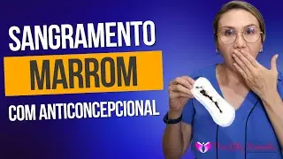 Sangramento tipo escape em mulher que usa anticoncepcional.