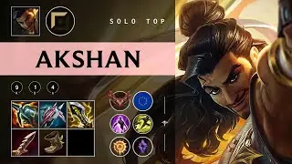 Akshan Top vs Garen - EUW Grandmaster Patch 25.24