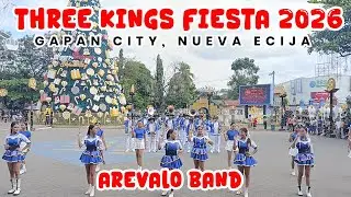Arevalo Band of General Tinio in Three Kings Fiesta 2026 Gapan City Nueva Ecija
