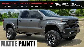 2020 Chevrolet Silverado 1500 RST LIMITED EDITION SCA BLACK WIDOW - MATTE PAINT