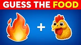 🍔 Can You Guess The FOOD By Emoji? 🍕 | Emoji Quiz 2026