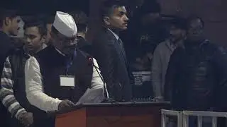 Satyagraha For Unity | Ramachandra Khuntia reads the Preamble at Rajghat.