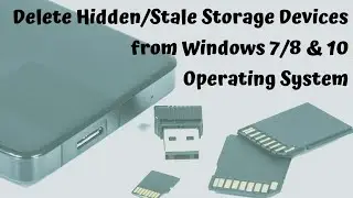 Delete Hidden/Stale Storage Entries from Windows