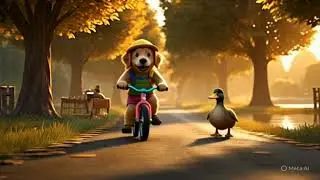 Dog Saves Duck in Road Accident | Real Animal Rescue Story
