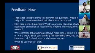 SBIRT for Women's Health Professionals: Brief Intervention and Motivational Interviewing - 11/16/20