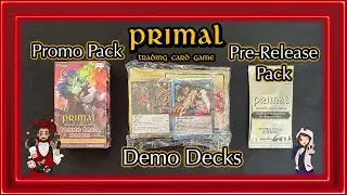 Primal Trading Card Game Pack Opening | Demo Decks | Pre-Release Pack | Promo Pack | Promo Code