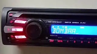 SONY CDX-GT35U USB CD MP3 AUX Radio Samochodowe Prezentacja Car Audio Test 