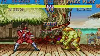 Street Fighter II. M. Bison vs Blanka. 10/10/2024