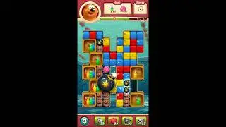 Toon Blast Level 7967 - NO BOOSTERS 🐻🐺🐱 | SKILLGAMING ✔️
