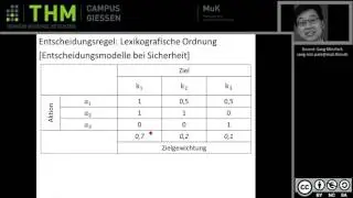 BWL - Entscheidungstheorie: Lexikografische Ordnung