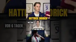 Endrick gl&auml;nzt erneut bei Lyon und schie&szlig;t ein Hattrick in der Ligue 1! #endrick #brazil #madrid