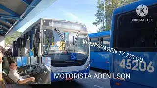 LINHA 564 P&Acirc;NTANO DO SUL completa ida e volta no 45203 Volkswagen 17.230 od ( motorista adenilson )