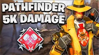 DROPPING 5,000 DAMAGE AS PATHFINDER! | 17 Kills 5,000 Damage | Apex Legends Season 12