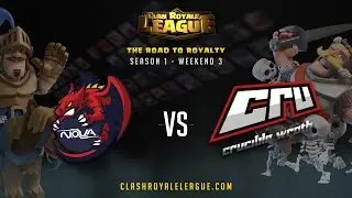 Clan Royale League (CRL) - Week 3, Series 4 Nova eSports vs Crucible Wrath