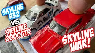 Polisi Jepang Lawan Godzilla, Nissan Skyline 2000 GTR VS Nissan Skyline R32