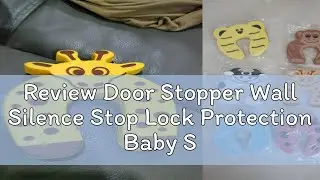 Review Door Stopper Wall Silence Stop Lock Protection Baby Safety Door Finger Pinch Guard (Buy 6pcs