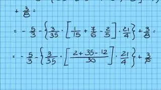 ESPRESSIONI CON NUMERI RAZIONALI RELATIVI