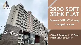 2900 SQFT 3BHK Luxury Flat For Sale | Near NRI Colony Jagatpura Jaipur | DB Estate