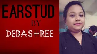 How to make earstud/ear rings at home/ear rings making/craft ideas