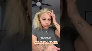 #amandahairs 😎Watch me install a blonde bob!❤️ #hairreview #shorts #wiginstall #tutorial