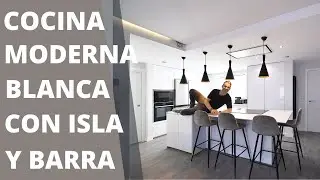 Cocinas blancas con ISLA 🏝 CJR