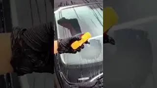 Boost your rides shine with this oil film cleaner #car #oilremoval