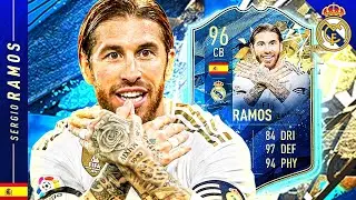 BEST CB IN FIFA 20?! 96 TEAM OF THE SEASON RAMOS REVIEW!! FIFA 20 Ultimate Team