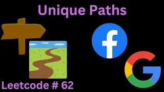 UNIQUE PATHS | LEETCODE 62 | PYTHON DFS SOLUTION