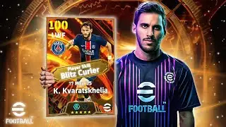 KVARADONA  ⚡️ BOTH FOOTED BLITZ CURLER 😱 PACK OPENING & INGAME REVIEW 🔥 eFootball 25