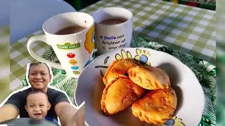 Simple Breakfast di Pedalaman Sarawak | Karipap & Air Milo | Syukur Selalu Murah Rezeki. 