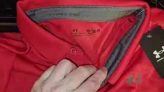 Unboxing Under Armour Men's Tech Golf Polo Red