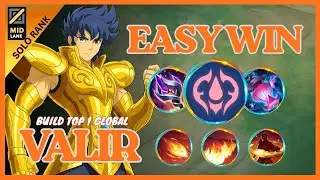 VALIR BUILD TOP 1 GLOBAL FULL  ITEM BEST DAMAGE - VALIR GAMEPLAY