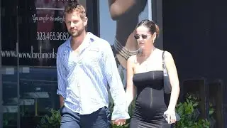 Nick Viall and Natalie Joy stroll through Los Angeles after announcing their pregnancy.