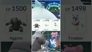 Aggron ☠️ Togekiss 🔮 Froslass ❄️ #pokemongo #pokemon #gbl