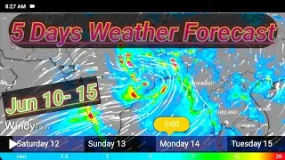 5 Days Weather Forecast: Rainfall, Thunderstorm& Fog Report| Indian Weather Forecast