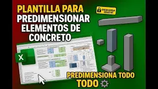 Pre-dimensionamiento de  elementos en Concreto Reforzado 🧱 | Aprende y Descarga GRATIS la Plantilla