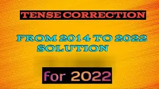 Tense solutions//previous years question papers solve//hs//hslc//seba//ahsec//2022