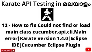 Fix  Error:Could not find or load main class | REST API Testing Tutorials Beginners | Malayalam| #12