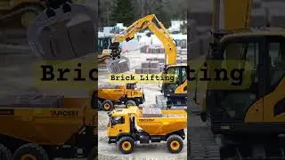 Brick lifting! #buildingbetter #constructionchannel #brickwork #sitework #buildingmaterial #RC