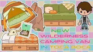 NEW WILDERNESS CAMPING VAN + SECRETS in Toca Boca! 🚐