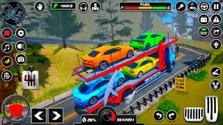 Car Transport Truck Simulator 3D Game । Cargo Truck Driving Simulator 3D - Android Gameplay 
